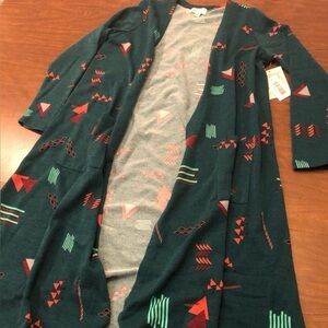 NWT LuLaRoe Sarah Cardigan Abstract Duster